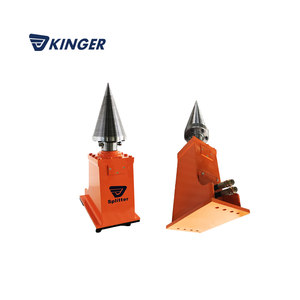 KINGER fendeur de bûches conique d'excavatrice fendeur de bûches hydraulique <span class=keywords><strong>pour</strong></span> le <span class=keywords><strong>bois</strong></span> - Product Image 3