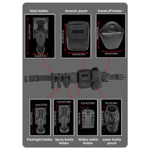 SIVI ağır taktik eğitim avcılık için egzersiz kemeri Quick Release toka açık dişli - Product Image 2