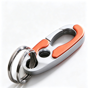 Hardware Accessories Zinc Alloy Carabiner <b>Key</b> Holder Custom Logo Metal <b>Key</b> Clip <b>Key</b> <b>Ring</b> for Car <b>Keys</b>, Daily Outdoor Carry - Product Image 5
