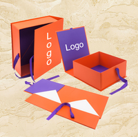 Boîtes d'emballage personnalisées de luxe pour vêtements/chaussures en carton, boîte cadeau magnétique mate avec gaufrage, pelliculage mat, recyclable