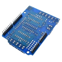 Módulo Controlador de Motor L293D, Doble Puente H, Controlador de Motor Paso a Paso DC, Compatible con Arduino, Placa de Control para Robots