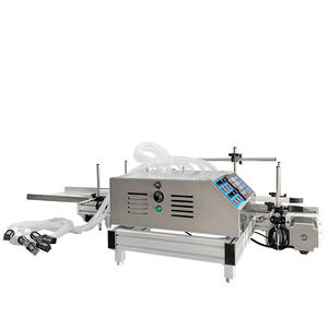 Machine de remplissage semi-automatique de liquides haute précision 1-30 ml, électrique à pompe 220 V, garantie 1 an pour flacons, savons, réactifs et tubes - Product Image 1