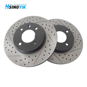 6N0615301D Disque de frein arrière fendu percé pour siège VW VAG - Product Image 4