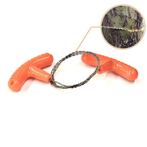 New outdoor PP handle mini pocket saw <b>Camping</b> survival line saw stainless steel wire saw water grass saw - Product Image 6