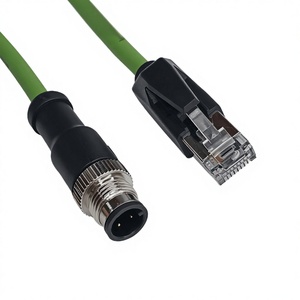 Cable Ethernet Industrial Gigabit M12 RJ45 de Alta Flexibilidad, Alta Frecuencia, Blindado, Impermeable, Longitud Personalizable - Product Image 2