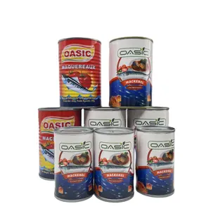 OEM Best Canned Mackerel In Tomato Sauce From China Supplier 155g/425g