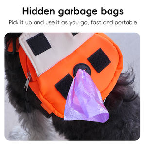 Tas pinggang kantong anjing kustom dengan Logo untuk berjalan anjing kantong pinggang tas Poop pembawa hewan peliharaan - Product Image 4