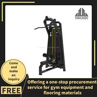 Máquina de Gimnasio Multifuncional para el Hogar, Polea Simple Ajustable para Entrenamiento de Espalda