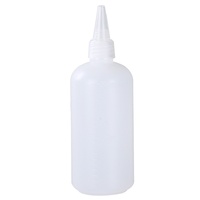 Bouteille souple à bec verseur en plastique, ronde, multi-tailles 20-200 ml, pour miel, sauce soja, assaisonnement, encre, peinture, liquide, compte-gouttes gradué