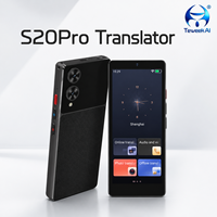 Traductor de Idiomas Profesional S20 Pro con IA, 148 Idiomas, DeepSeek, ChatGPT, 27 Idiomas Sin Conexión, Pantalla de 5 Pulgadas, Audio y Video, Nuevo