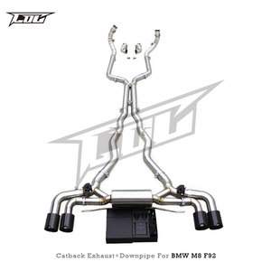 Sistema de Escape Completo de Fábrica para <span class=keywords><strong>BMW</strong></span> <span class=keywords><strong>M8</strong></span> <span class=keywords><strong>Competition</strong></span> Coupé F92 4.4TT 2019-2024, Escape Valvetronic de Acero Inoxidable Catback - Product Image 2