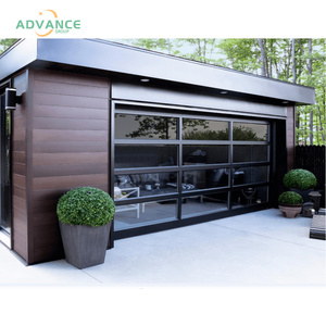 ADVANCE fabricante venta al por mayor <span class=keywords><strong>control</strong></span> remoto seccional superior sin marco aluminio espejo vidrio puertas de garaje con precio barato - Product Image 3