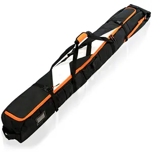 कस्टम लोगो गद्देदार टिकाऊ स्की बोर्ड बैग Multifunctional बर्फ उपकरण स्की स्नोबोर्ड बैग के साथ समायोज्य संभाल