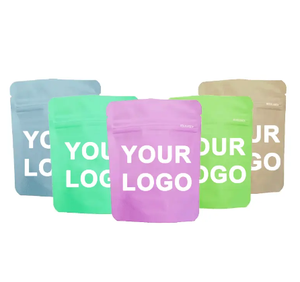 Source Pack personnalisé imprimé anti-odeur 3.5g feuille sac anti-odeur résistant aux enfants fermeture éclair en plastique comestible emballage Mylar sac - Product Image 1