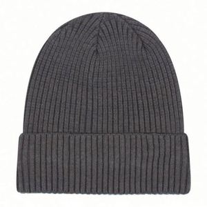 Gorro de Punto Grueso y Cálido para Hombre, Unisex, Otoño-Invierno, con Estampado Digital a la Moda, Color Sólido - Product Image 3