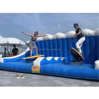 Simulateur de surf gonflable |   Jeu gonflable de surf mécanique |   Machine à surf gonflable pour la location