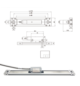 Quy mô từ kỹ thuật số readout Hệ thống 2 trục/3 trục <span class=keywords><strong>DRO</strong></span> hiển thị cho máy tiện phay máy OEM tùy chỉnh hỗ trợ - Product Image 6
