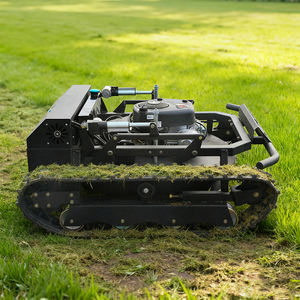 Çiftlik ev kendinden tahrikli kauçuk paletli Robot uzaktan kumanda bahçe çim biçme makinesi benzin çim biçme makinesi - Product Image 4