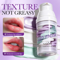 Masque Crème Lèvres Anti-gerçures 40g Hydratant Anti-irritation Saveur Fraise Raisin Essence 3-en-1