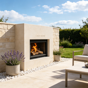 Brasero <span class=keywords><strong>de</strong></span> Leña <span class=keywords><strong>de</strong></span> Estilo Simple para Exteriores, Chimenea <span class=keywords><strong>de</strong></span> Jardín para Patio, Terraza, Relajación y Actividades Sociales - Product Image 4