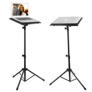 새로운 조절 노트북 프로젝터 스탠드 휴대용 노트북 컴퓨터 삼각대 스탠드 접이식 DJ 장비 바닥 스탠드