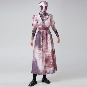 Disfraz de NPC Asesino, Conjunto de Capucha, Cinturón y Falda, Unisex, Disfraz de Terror para Cosplay, Disfraces de Juego 8711 - Product Image 2