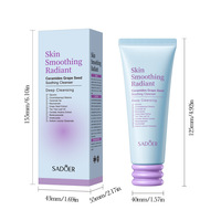 Nettoyant visage au céramide SADOER - Savon nettoyant en profondeur aux pépins de raisin