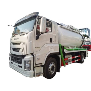 Camión de Succión de Aguas Residuales y Limpieza ISUZU 4x2 15CBM, Diésel Manual, 251-350HP, Euro 6, para Limpieza de Tuberías - Product Image 1