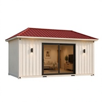 Maison préfabriquée en conteneur de 20 pieds, unité simple