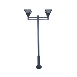 Hohe Lumen 12W SMD Mit wiederauf lad baren Batterien Integrierte Pol beleuchtung Solar Street Lamp Post