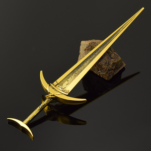 Épée Métallique <span class=keywords><strong>Elden</strong></span> <span class=keywords><strong>Ring</strong></span> Golden Law Big Sword 22cm 89g – Artisanat Métallique de Haute Qualité, Épée de Jeu Sûre pour Enfants, Collection Cosplay - Product Image 2