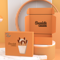 Boîte en papier biodégradable pour frites avec sauce, boîte en papier personnalisée pour poulet frit, boîte en papier kraft pour hamburger