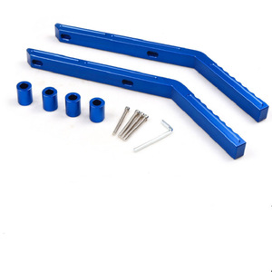 Getitall - Asa Trasera de Aluminio para Jeep Wrangler TJ Unlimited 2007-2018, 4 Orificios, Color Plateado - Product Image 3