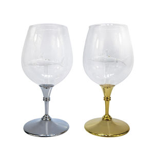 Copa de <span class=keywords><strong>vino</strong></span> tinto transparente de gama alta, fabricante de Cristal dorado, taza para beber de tiburón <span class=keywords><strong>seco</strong></span>, cristalería - Product Image 6