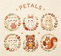 Patchs brodés personnalisés, motifs mignons d'animaux, de fleurs et de lettres, mini patchs thermocollants, designs personnalisés pour vêtements, sacs, chapeaux