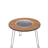 Table multifonctionnelle pour la préparation du thé, barbecue sans fumée pour la maison, foyer portable pour le camping, mobilier d'extérieur