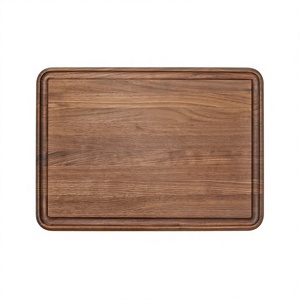 Planche à découper rectangulaire en bois d'acacia avec poignée, planche à découper de cuisine, 2 cm d'épaisseur, finition naturelle moderne, passe au lave-vaisselle, écologique - Product Image 6