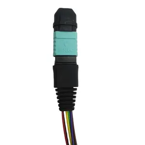 批发MTP光纤光纤接插线12芯OM3 OM4 MPO接插线光纤