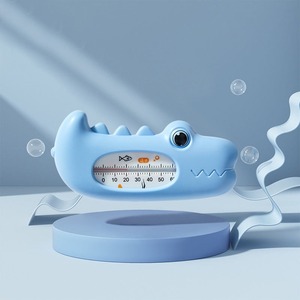 Conception de dessin animé <span class=keywords><strong>bain</strong></span> intérieur piscine chambre thermomètre étanche jauge de température cadran livraison rapide thermomètre ménager en plastique - Product Image 1