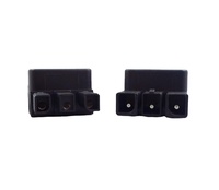 BELEKS Bornier de connexion rapide en L à 3 voies pour câblage rapide, 250V, connecteur mâle-femelle, câblage facile et pratique pour la maison