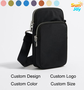 Borsa a Tracolla Mini Impermeabile in Nylon per Cellulare con Logo Personalizzato, Elegante Borsa Messenger per Donne - Product Image 1