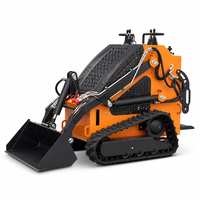 Mini-chargeuse sur chenilles T460, fabrication directe, OEM ODM, couleur personnalisée, 1120 kg, chenilles en caoutchouc, petite chargeuse Dingo