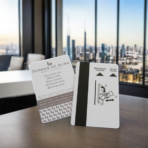 Tarjeta de Acceso Magnética de PVC Personalizada, Impresa en Offset, para Uso Comercial y Hotelero, con Banda Magnética de Alta Resistencia - Product Image 2