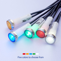 24V DC Automatisation industrielle LED Panneau lumineux LED ambre pour systèmes électroniques IP65 évalué 50000 heures de durée de vie Fabriqué en plastique