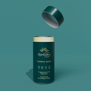 Op Maat Gemaakte Eco-Vriendelijke Food Grade Kraft Tea Koffieboonpoeder Papieren Buisverpakking Met Voering - Product Image 6
