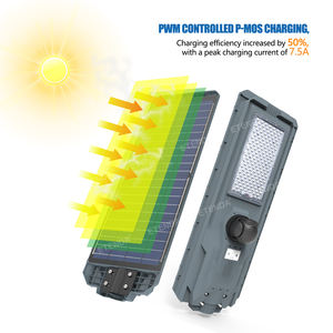 Солнечное освещение с камерой видеонаблюдения в умных городах, 1200 Вт, светодиодное уличное освещение на солнечной батарее с дистанционным управлением - Product Image 4