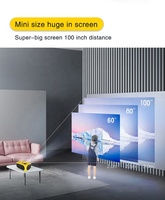 Touyinger — mini projecteur pico Portable T1, 5500 lumens, écran lcd, pour Home cinéma, 1080p