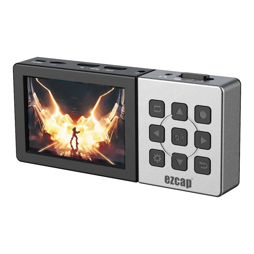 ezcap273X Portable with 3.5 inch Display 1080P 60fps HDMI Video Game Capture Recorder