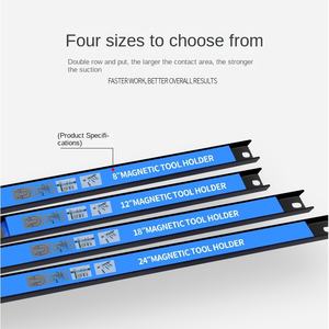 Estantes de almacenamiento montados en la pared Soporte de bloque de cuchillo magnético Soporte de pared Bloque de metal Imán Portaherramientas - Product Image 4