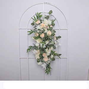 China Top Seller Flores artificiales de pared Flores decorativas Ramos de flores artificiales para decoración interior y exterior - Product Image 1